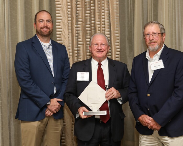 Pictured L-R: Hamp Tanner (McWane Project Manager, Supply Chain), Lance Lefleur (ADEM)  and Rick Hollis (McWane Coal Field Superintendent)