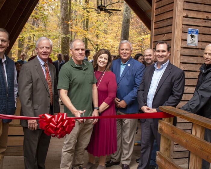 Hewitt-Trussville High School celebrates new Amerex Outdoor Learning Center